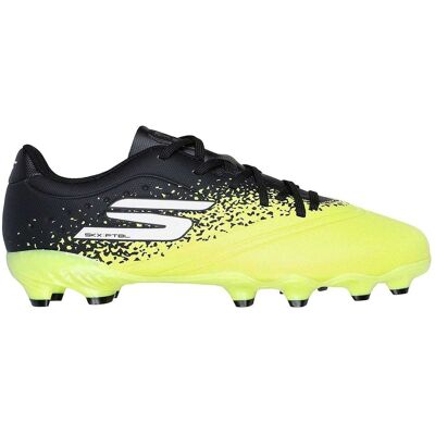 Skechers Kinderen Grafische Print Firm Ground Rugby Schoenen (Geel/Zwart) 32 Skechers Kinderen Grafische Print Firm Ground Rugby Schoenen (Geel/Zwart) 32