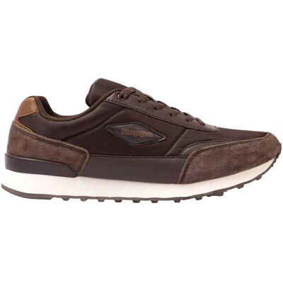 Kappa Heren Suède Platte Sneakers (Donkerbruin) 40 Kappa Heren Suède Platte Sneakers (Donkerbruin) 40