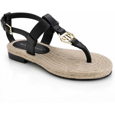 Philipp Plein Platte Sandalen Hexagon 38 Philipp Plein Platte Sandalen Hexagon 38