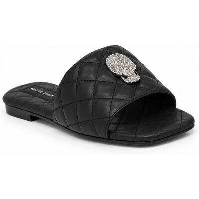 Philipp Plein Platte Sandalen Skull 40 Philipp Plein Platte Sandalen Skull 40