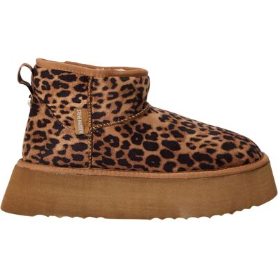 Steve Madden Dames Campfire Luipaardprint Enkellaarsjes (Bruin/Zwart) 37 Steve Madden Dames Campfire Luipaardprint Enkellaarsjes (Bruin/Zwart) 37