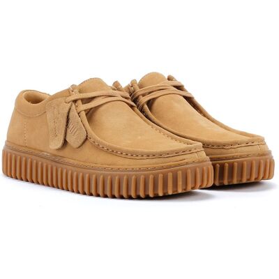 Clarks Torhill Lo Suede herenschoenen donker zand 42 Clarks Torhill Lo Suede herenschoenen donker zand 42