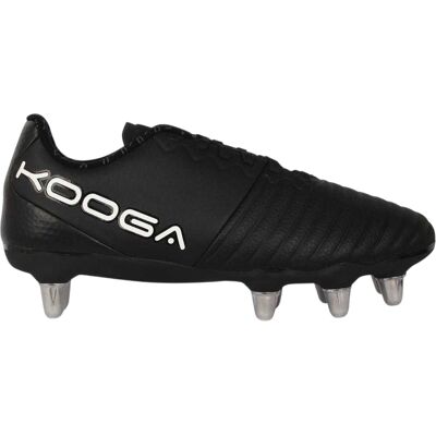 KooGa Synthetische rugbyschoenen voor kinderen (Zwart, Wit) 19 KooGa Synthetische rugbyschoenen voor kinderen (Zwart, Wit) 19