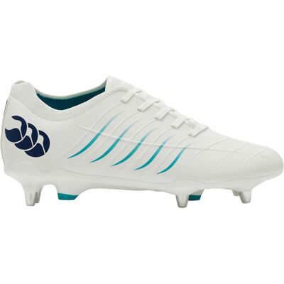 Canterbury Heren Phoenix 2.0 Pro Soft Ground Rugby Schoenen (Wit/Groen) 50 Canterbury Heren Phoenix 2.0 Pro Soft Ground Rugby Schoenen (Wit/Groen) 50