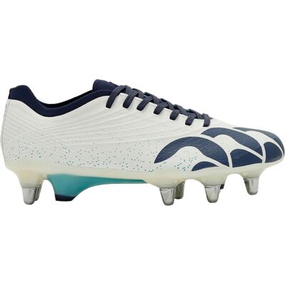 Canterbury Heren Stampede Groundbreak Elite Soft Ground Rugby Schoenen (Wit/Groen) 46 Canterbury Heren Stampede Groundbreak Elite Soft Ground Rugby Schoenen (Wit/Groen) 46
