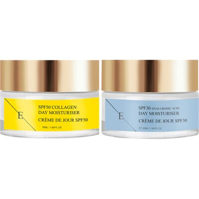 Hyaluronzuur Dagcrème SPF 30 + Collageen Dagcrème SPF 50 - Gezichtsverzorging Hyaluronzuur Dagcrème SPF 30 + Collageen Dagcrème SPF 50 - Gezichtsverzorging