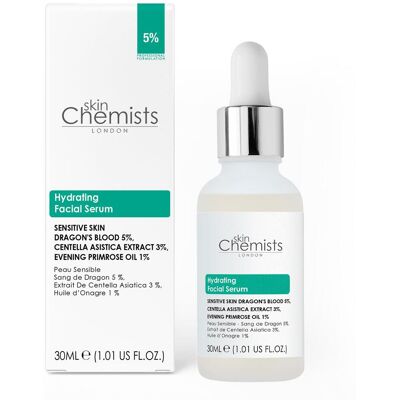 skinChemists Gezichtsserum voor de gevoelige huid: 5% drakenbloed, 3% centella asiatica, 30 ml One Size skinChemists Gezichtsserum voor de gevoelige huid: 5% drakenbloed, 3% centella asiatica, 30 ml One Size