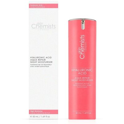 skinChemists Hyaluronzuur Aqua Repair Anti-Aging Nachtcrème 50 ml One Size skinChemists Hyaluronzuur Aqua Repair Anti-Aging Nachtcrème 50 ml One Size