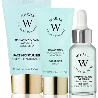 Warda Luxe Gezichtsverzorging Unisex Hydratatie Boost Hyaluronzuur Moisturizer - Gezichtsset Warda Luxe Gezichtsverzorging Unisex Hydratatie Boost Hyaluronzuur Moisturizer - Gezichtsset
