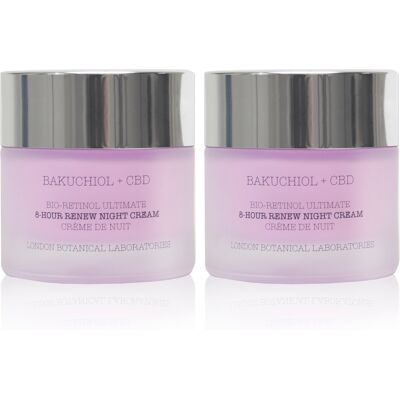 London Botanical Laboratories Bakuchiol CBD Nachtcrème - Anti-Aging, Hydraterend, Natuurlijke Extracten - 50ml London Botanical Laboratories Bakuchiol CBD Nachtcrème - Anti-Aging, Hydraterend, Natuurlijke Extracten - 50ml