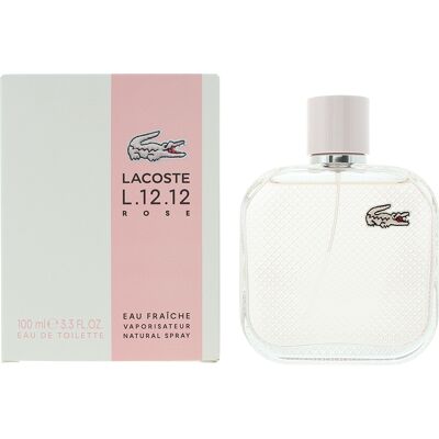 Lacoste L.12.12 Rose Eau Fraiche - Bloemig, 100ml, Vrouw Lacoste L.12.12 Rose Eau Fraiche - Bloemig, 100ml, Vrouw