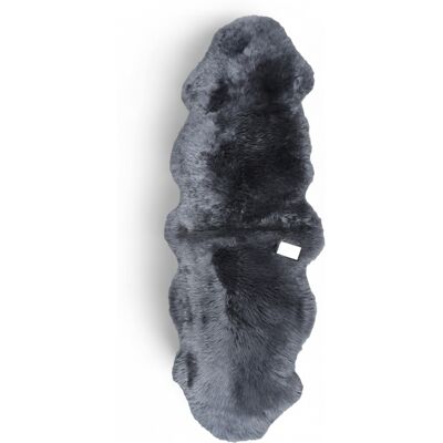 Infinity Leather Echte schapenvacht antracietgrijs dubbel natuurlijk pluizig zijdezacht echt wollen tapijt L Infinity Leather Echte schapenvacht antracietgrijs dubbel natuurlijk pluizig zijdezacht echt wollen tapijt L