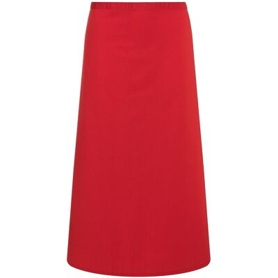 Karlowsky Basic Bistro Contrast Schort (Rood) One Size Karlowsky Basic Bistro Contrast Schort (Rood) One Size