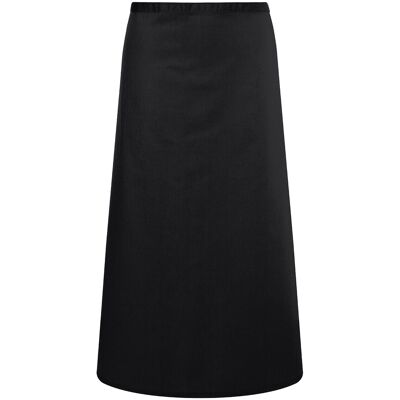 Karlowsky Basic Bistro Contrast Schort (Zwart) One Size Karlowsky Basic Bistro Contrast Schort (Zwart) One Size
