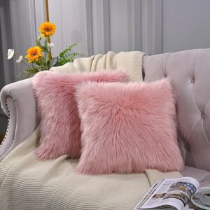 Infinity Leather Echt schapenvacht roze echt wol enkelzijdig kussen One Size Infinity Leather Echt schapenvacht roze echt wol enkelzijdig kussen One Size