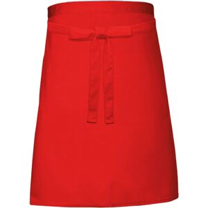 Link Kitchen Wear Effen schort (Rood) One Size Link Kitchen Wear Effen schort (Rood) One Size
