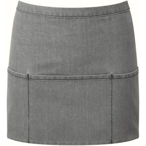 Premier Colours Collectie Denim schort met 3 zakken (Grijze Denim) One Size Premier Colours Collectie Denim schort met 3 zakken (Grijze Denim) One Size