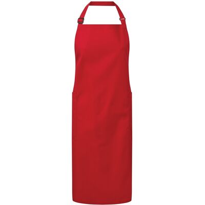 Premier Biologisch Fairtrade Gecertificeerd Gerecycled Volledig Schort (Rood) One Size Premier Biologisch Fairtrade Gecertificeerd Gerecycled Volledig Schort (Rood) One Size