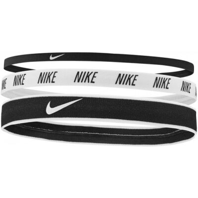 Nike Set hoofdbanden voor volwassenen (set van 3) (Zwart/Wit) One Size Nike Set hoofdbanden voor volwassenen (set van 3) (Zwart/Wit) One Size