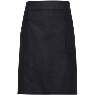 Premier Unisex Volwassenen Divisie Waxed Look Denim Waist Apron (Indigo/Bruin Denim) One Size Premier Unisex Volwassenen Divisie Waxed Look Denim Waist Apron (Indigo/Bruin Denim) One Size