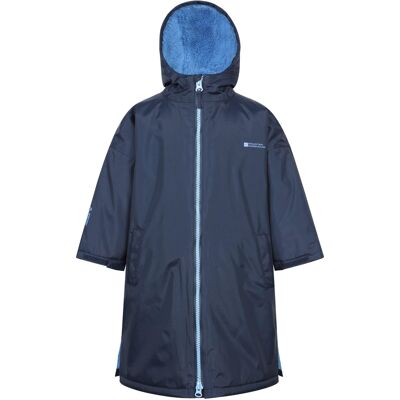 Mountain Warehouse Waterdichte badjas voor kinderen (Marine) S Mountain Warehouse Waterdichte badjas voor kinderen (Marine) S