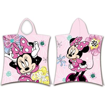 Disney Minnie Mouse Strik Handdoek met capuchon (Roze/Multikleurig) One Size Disney Minnie Mouse Strik Handdoek met capuchon (Roze/Multikleurig) One Size