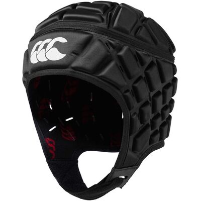 Canterbury Raze Foam Gewatteerde Rugby Hoofdbeschermer (Zwart, Rood) S Canterbury Raze Foam Gewatteerde Rugby Hoofdbeschermer (Zwart, Rood) S