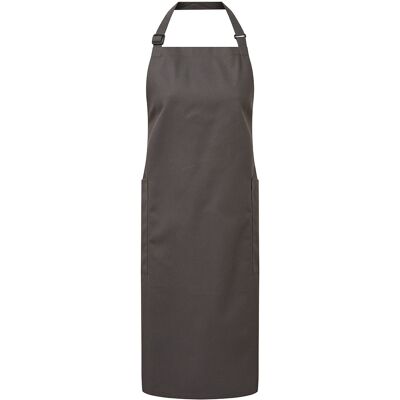 Premier Biologisch Fairtrade Gecertificeerd Gerecycled Volledig Schort (Donkergrijs) One Size Premier Biologisch Fairtrade Gecertificeerd Gerecycled Volledig Schort (Donkergrijs) One Size