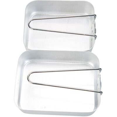 Mountain Warehouse Camping Mess Kit (Zilver) One Size Mountain Warehouse Camping Mess Kit (Zilver) One Size