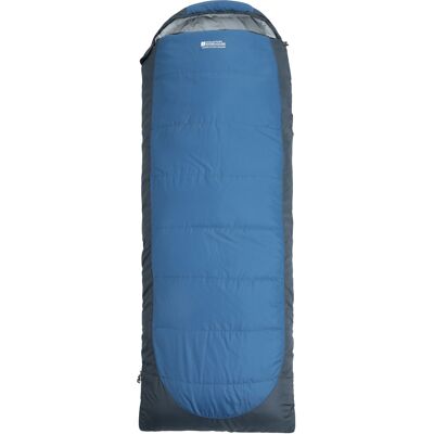 Mountain Warehouse Square Microlite 500 slaapzak met lange lengten voor tussenseizoenen (Donkerblauw) One Size Mountain Warehouse Square Microlite 500 slaapzak met lange lengten voor tussenseizoenen (Donkerblauw) One Size