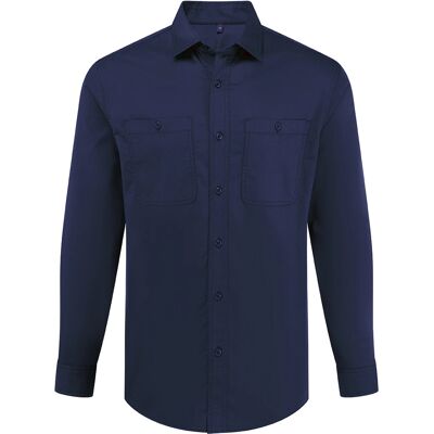 Premier Unisex Volwassen Utility 2.0 Shirt (Marineblauw) L Premier Unisex Volwassen Utility 2.0 Shirt (Marineblauw) L