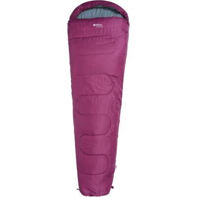 Mountain Warehouse Unisex Basecamp 250 zomerslaapzak voor volwassenen (Bes) One Size Mountain Warehouse Unisex Basecamp 250 zomerslaapzak voor volwassenen (Bes) One Size