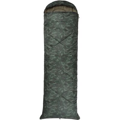 Mountain Warehouse Apex Camo Square Slaapzak voor tussenseizoen (Donkere Khaki) One Size Mountain Warehouse Apex Camo Square Slaapzak voor tussenseizoen (Donkere Khaki) One Size