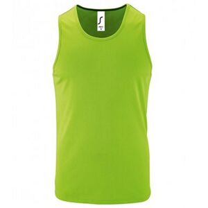 SOLS Heren Performance Tanktop (Neon Groen) XL SOLS Heren Performance Tanktop (Neon Groen) XL