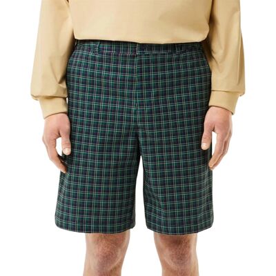 Lacoste Heren Ultra Dry Geruite Golfshorts (Groen) 32N Lacoste Heren Ultra Dry Geruite Golfshorts (Groen) 32N
