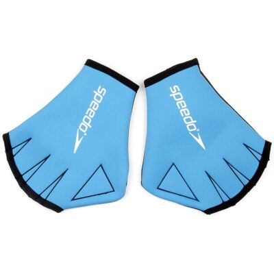 Speedo Unisex zwemhandschoenen voor volwassenen (Blauw/Zwart) L Speedo Unisex zwemhandschoenen voor volwassenen (Blauw/Zwart) L