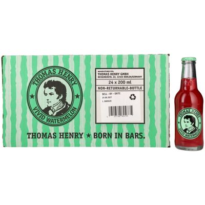 Thomas Henry Tonic Thomas Henry Vivid Watermelon Tonic Water 24x0,2l Thomas Henry Tonic Thomas Henry Vivid Watermelon Tonic Water 24x0,2l