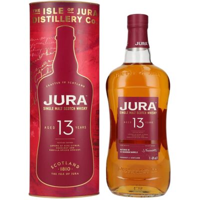 Jura 13 Years Old Single Malt Scotch Whisky 40% Vol. 1l in geschenkverpakking Jura 13 Years Old Single Malt Scotch Whisky 40% Vol. 1l in geschenkverpakking