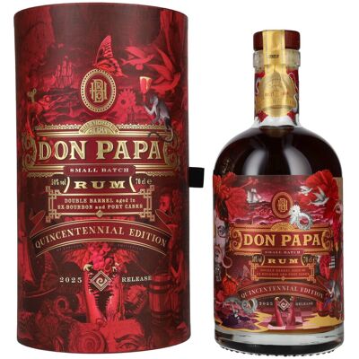 Don Papa 7 Years Old Small Batch Ex-Bourbon & Port Casks Rum Quincentennial Edition 50% Vol. 0,7l in geschenkverpakking Don Papa 7 Years Old Small Batch Ex-Bourbon & Port Casks Rum Quincentennial Edition 50% Vol. 0,7l in geschenkverpakking