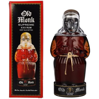 Old Monk Supreme XXX Rum - Donker Mahonie - 42,8% Vol. Old Monk Supreme XXX Rum - Donker Mahonie - 42,8% Vol.