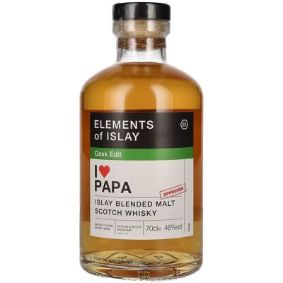 Elements of Islay Cask Edit I LOVE PAPA Islay Blended Malt - Whisky Elements of Islay Cask Edit I LOVE PAPA Islay Blended Malt - Whisky