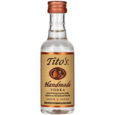 Tito's handgemaakte wodka Tito's Handmade Vodka 40% Vol. 0,05l PET Tito's handgemaakte wodka Tito's Handmade Vodka 40% Vol. 0,05l PET
