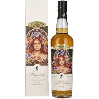 Compass Box HEDONISM Blended Grain Scotch Whisky Limited Annual Release 2026 46% Vol. 0,7l in geschenkverpakking Compass Box HEDONISM Blended Grain Scotch Whisky Limited Annual Release 2026 46% Vol. 0,7l in geschenkverpakking