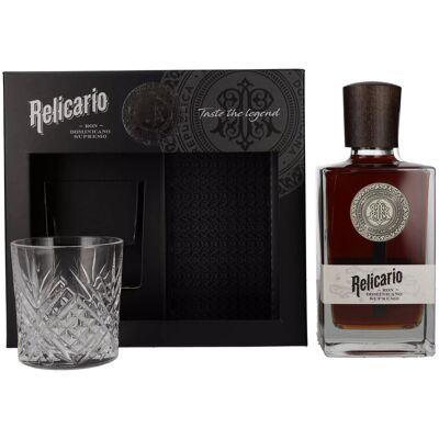 Relicario Dominicaanse Rum Supremo - 40% Vol. - Cadeauverpakking met Glas Relicario Dominicaanse Rum Supremo - 40% Vol. - Cadeauverpakking met Glas