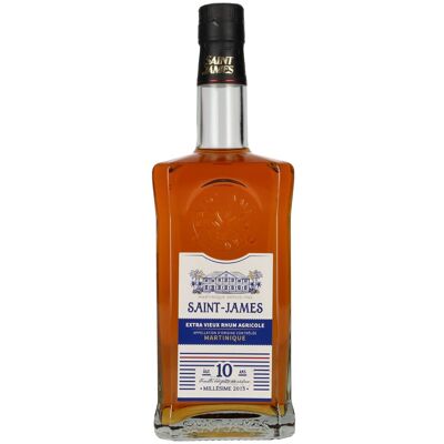 Saint James rum Saint James 10 ANS Extra Vieux Rhum Agricole Martinique Millésime AOC 2015 42,5% Vol. 0,7l Saint James rum Saint James 10 ANS Extra Vieux Rhum Agricole Martinique Millésime AOC 2015 42,5% Vol. 0,7l