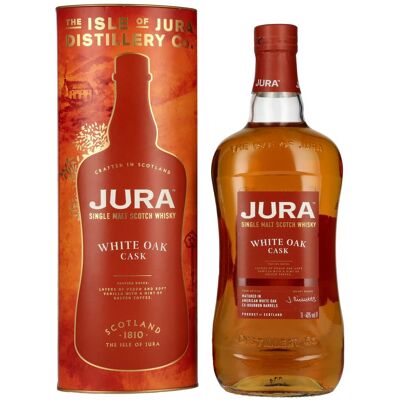 Jura White Oak Cask Single Malt Scotch Whisky 40% Vol. 1l in geschenkverpakking Jura White Oak Cask Single Malt Scotch Whisky 40% Vol. 1l in geschenkverpakking