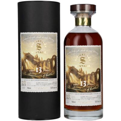 Ondertekenaar Vintage Signatory Vintage AUCHENTOSHAN 13 Years Old 1st Fill Oloroso Sherry Butt Monuments 2013 50,8% Vol. 0,7l in geschenkverpakking Ondertekenaar Vintage Signatory Vintage AUCHENTOSHAN 13 Years Old 1st Fill Oloroso Sherry Butt Monuments 2013 50,8% Vol. 0,7l in geschenkverpakking