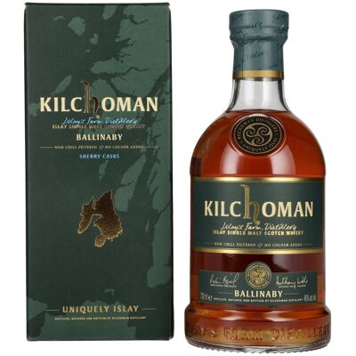 Kilchoman BALLINABY Islay Single Malt Scotch Whisky 46% Vol. 0,7l in geschenkverpakking Kilchoman BALLINABY Islay Single Malt Scotch Whisky 46% Vol. 0,7l in geschenkverpakking