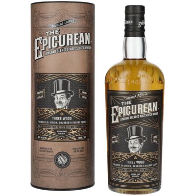 Douglas Laing THE EPICUREAN Three Wood Lowland Blended Malt 54,1% Vol. 0,7l in geschenkverpakking Douglas Laing THE EPICUREAN Three Wood Lowland Blended Malt 54,1% Vol. 0,7l in geschenkverpakking