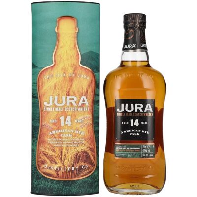 Jura 14 Years Old American Rye Cask Single Malt Scotch Whisky 40% Vol. 0,7l in geschenkverpakking Jura 14 Years Old American Rye Cask Single Malt Scotch Whisky 40% Vol. 0,7l in geschenkverpakking
